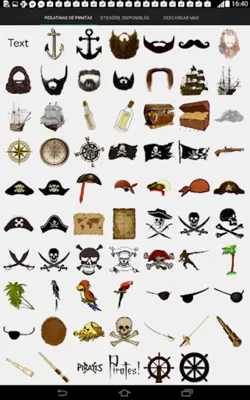 Pirates photo stickers android App screenshot 0