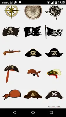 Pirates photo stickers android App screenshot 6